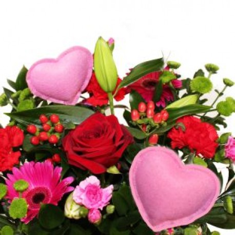 Valentines Aqua Bouquet