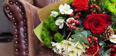 Florist choice Christmas Hand-Tied