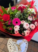 Florist Choice Valentines Bouquet with Chocolates