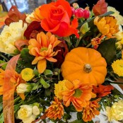 Autumn Fall Petite Flower Arrangement