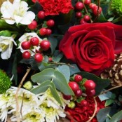Florist choice Christmas Hand-Tied